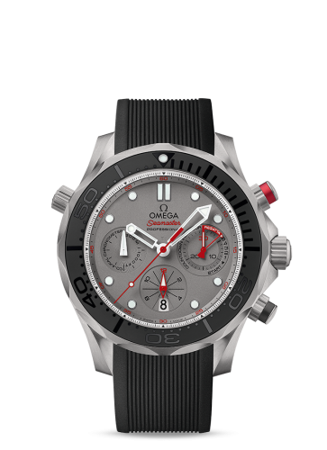 Omega Seamaster Diver 300M Co-Axial 44 Chronograph Titanium / Grey / Rubber / ETNZ